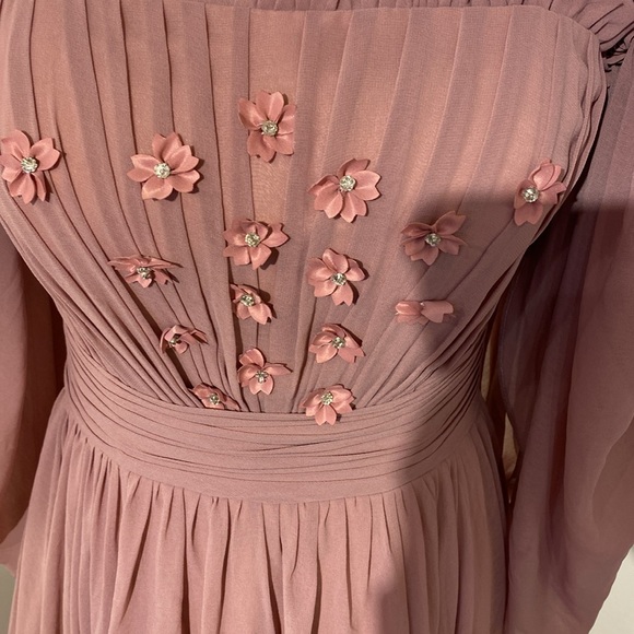 Rose Colored Formal Dress. No brand. - Picture 2 of 8